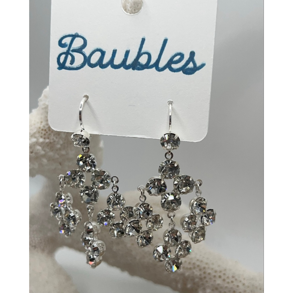 Baubles Silver Chandelier Earrings